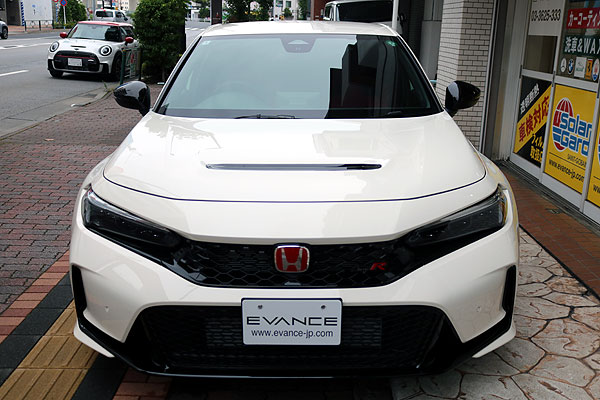 ガラスコーティングされたシビック TYPE R