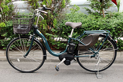 ヤマハPAS・電動アシスト自転車にガラスコーティング済み画像